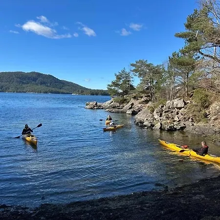 Villahagavik - Sengeplass Til 6, Spabad, Uteplass, Naer Hagavik