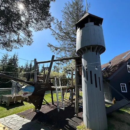 شقة Villahagavik - Sengeplass Til 6, Spabad, Uteplass, Naer